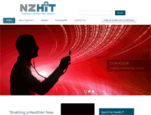 Tablet Screenshot of healthit.org.nz